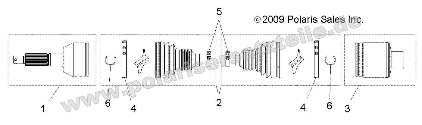 Drive Train, Mid Drive Shaft
