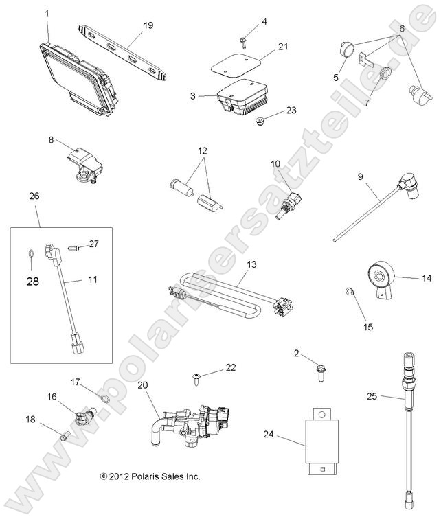 ELECTRICAL, SWITCHES, SENSORS, ECU and CONTROL MODULES
