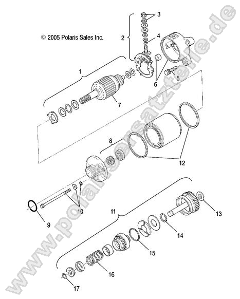 Engine, Starting Motor