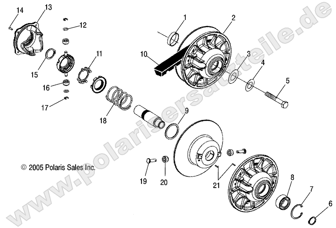 DRIVEN CLUTCH DRIVEN CLUTCH