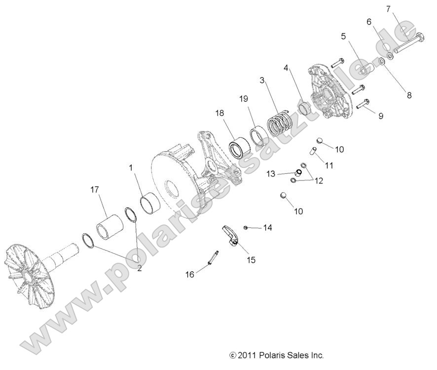 Drive Train, Primary Clutch