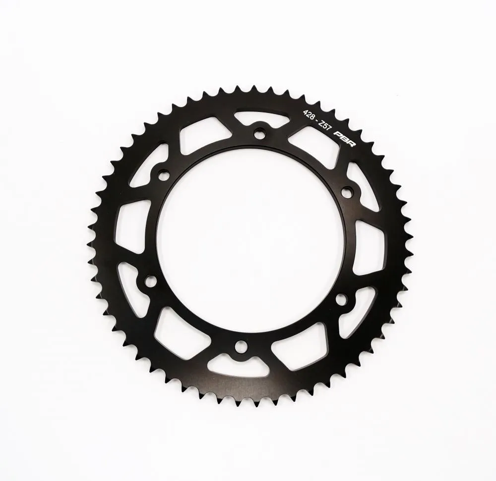 Fantic Original Kettenrad Aluminium schwarz hinten - 428 - 57