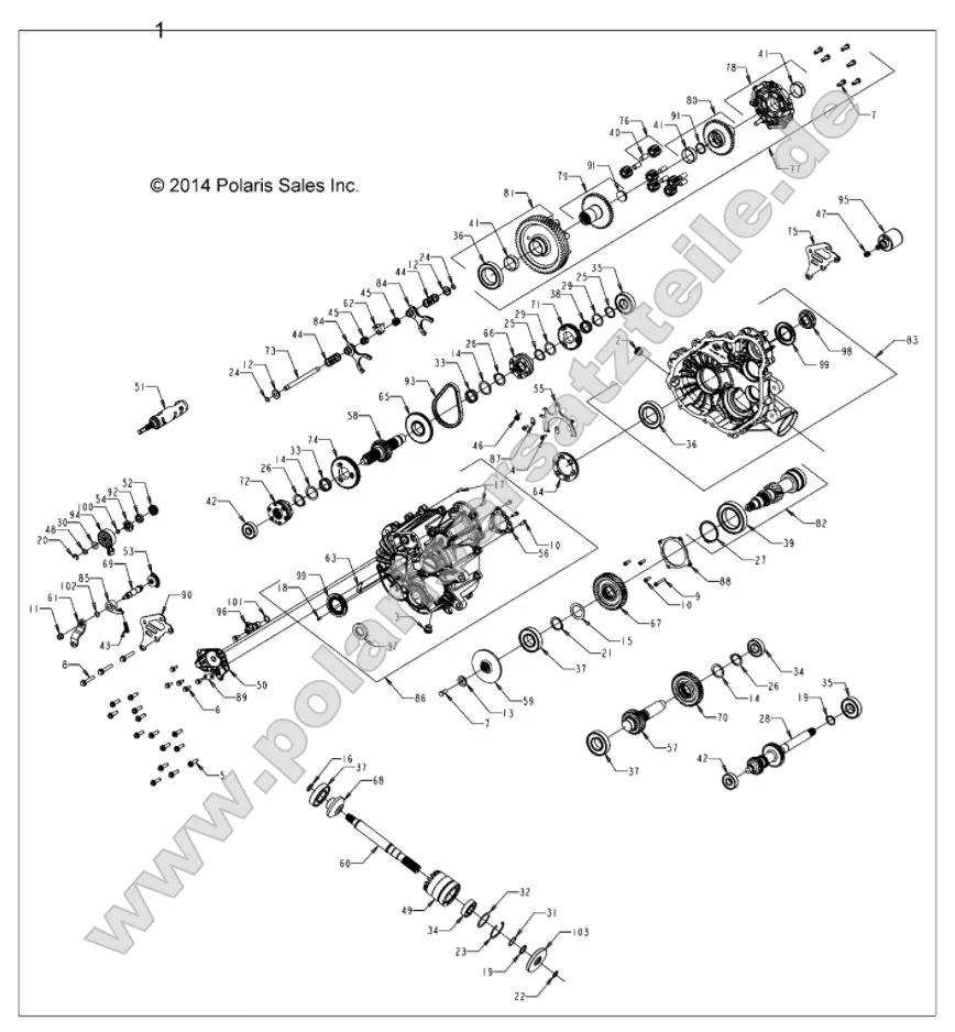 Drive Train, Main Gearcase