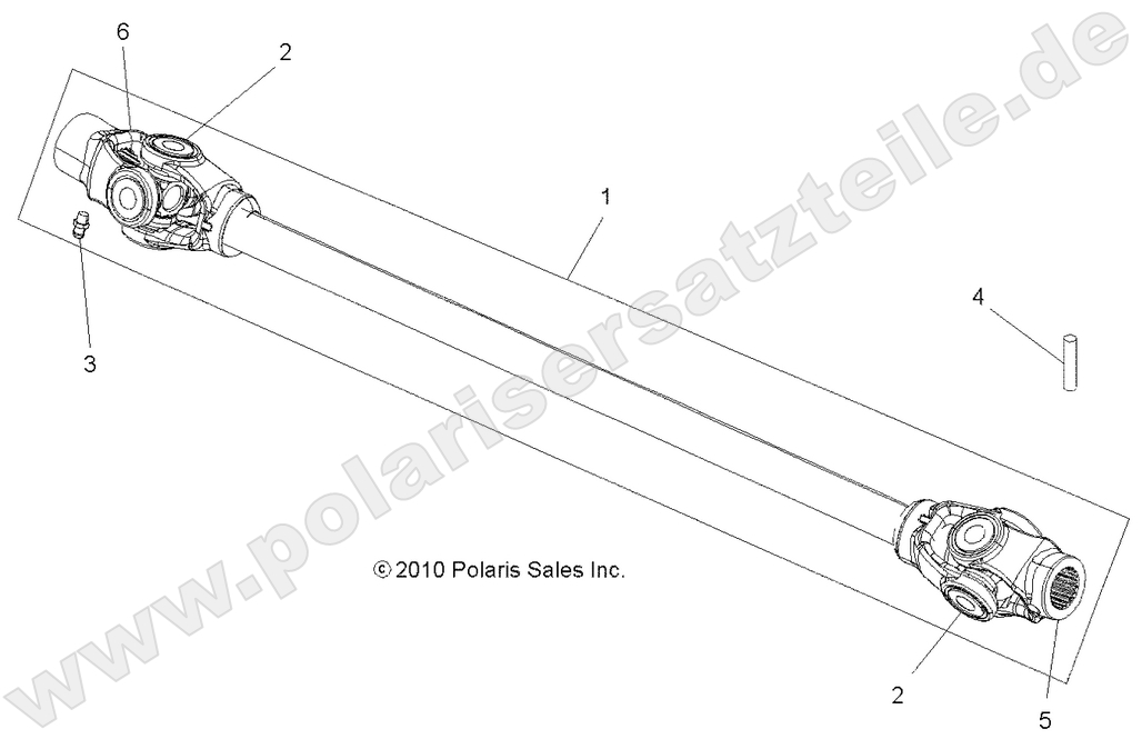 DRIVE TRAIN, PROP SHAFT, FRONT DRIVE TRAIN, PROP SHAFT, FRONT