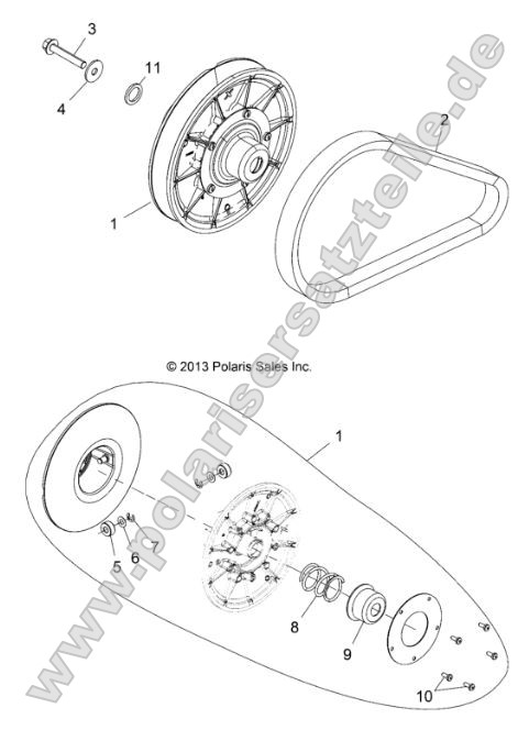 Drive Train, Clutch, Secondary Drive Train, Clutch, Secondary