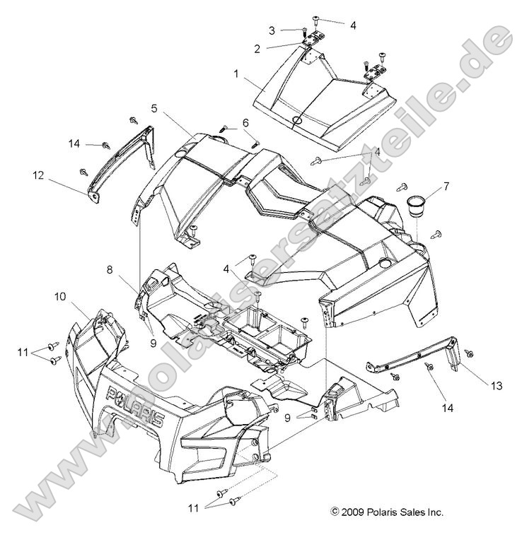 Body, Hood and Front Fascia