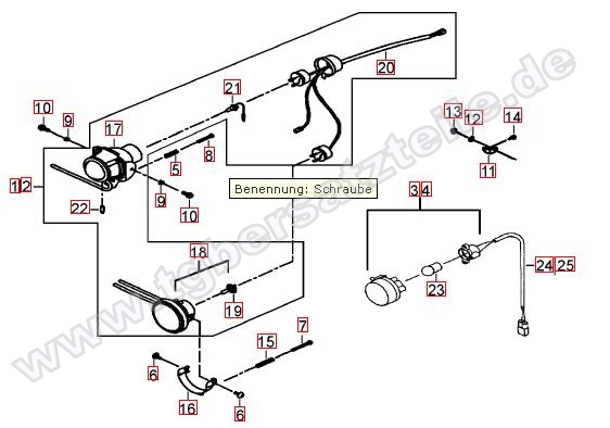 Scheinwerfer - Blinker vorne