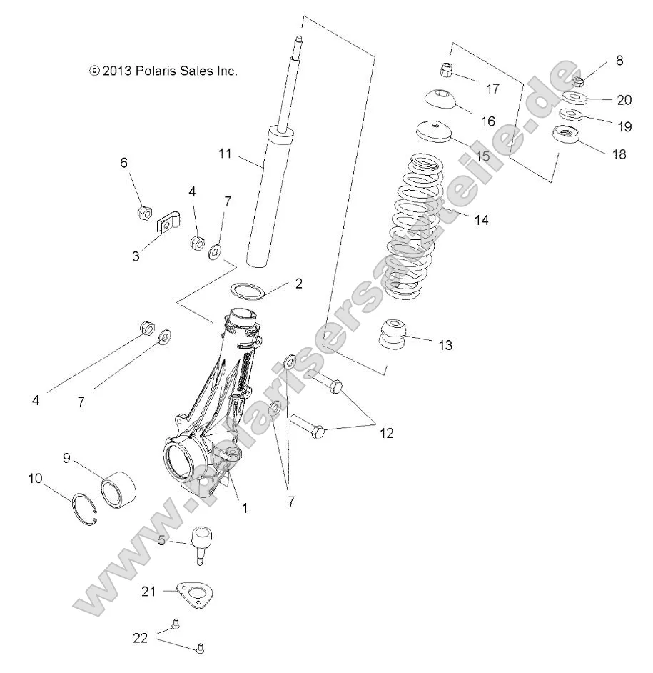Suspension, Front Strut Suspension, Front Strut