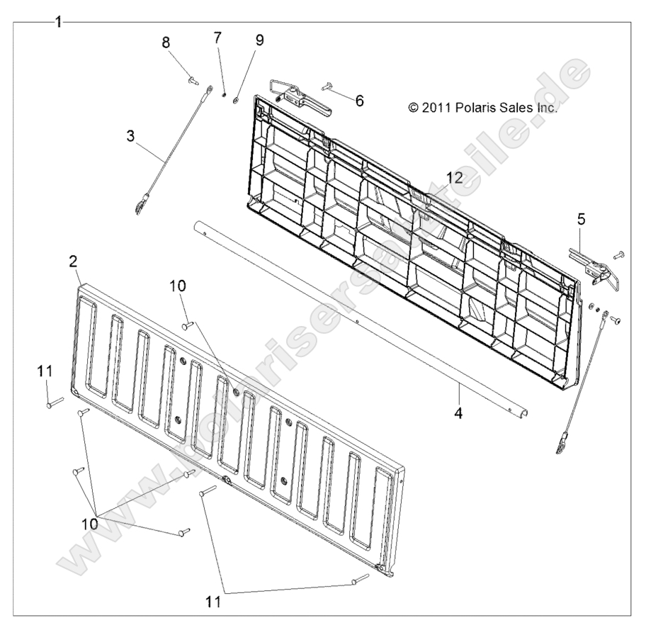 Body, Tailgate Asm. Body, Tailgate Asm.