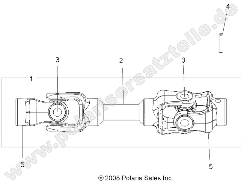 DRIVE TRAIN, REAR PROP SHAFT DRIVE TRAIN, REAR PROP SHAFT
