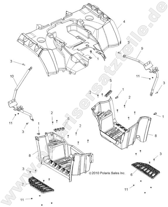 BODY, REAR CAB and FOOTWELL