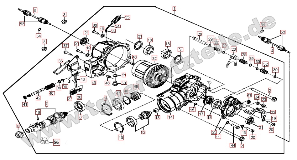 Differenzial vorne Differenzial vorne