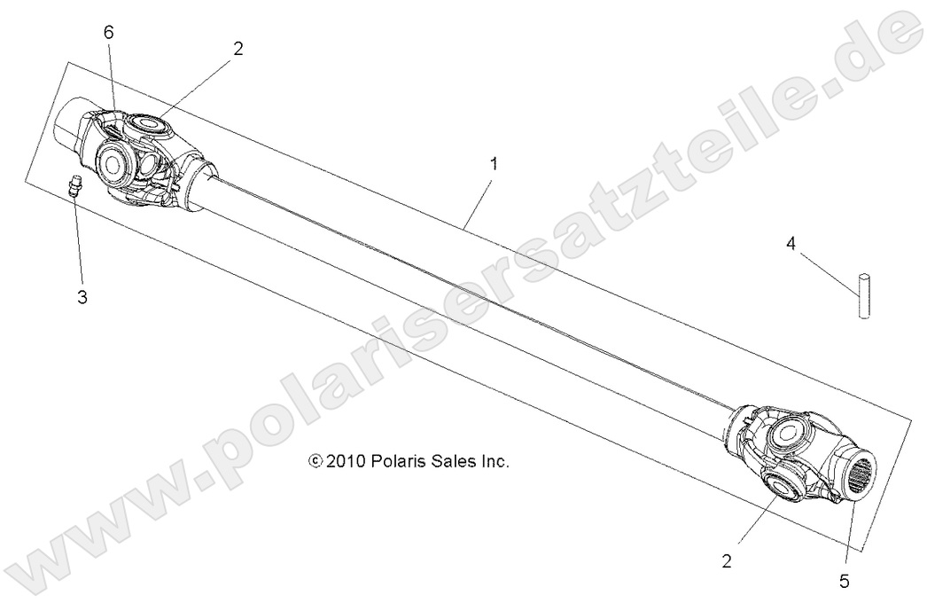 DRIVE TRAIN, PROP SHAFT, FRONT DRIVE TRAIN, PROP SHAFT, FRONT
