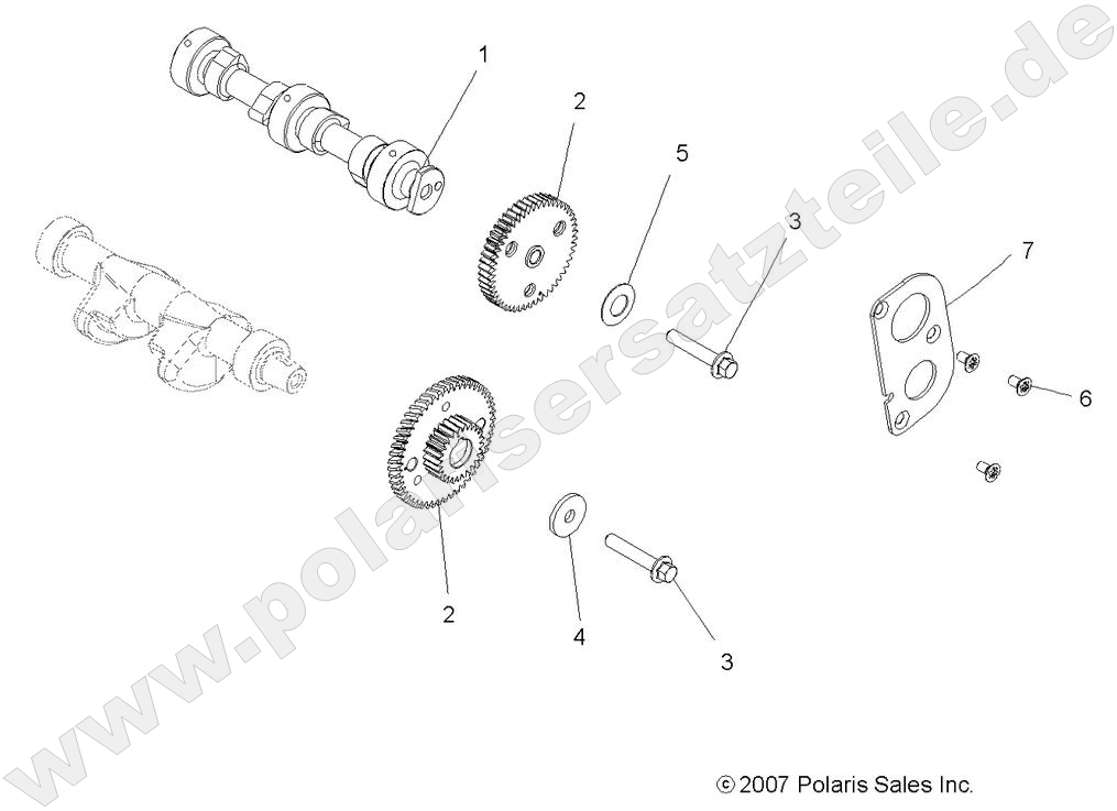 ENGINE, CAMSHAFT and GEARS ENGINE, CAMSHAFT and GEARS