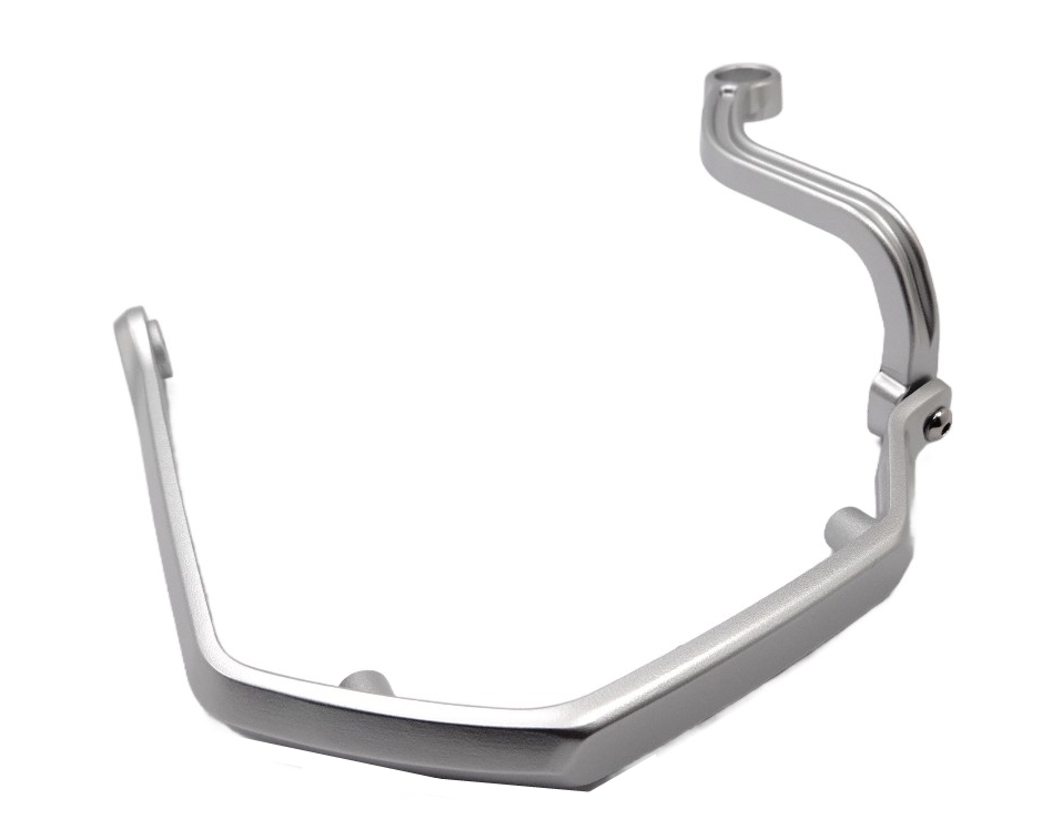 QJ Motor Aluminium Handschutzhalterung rechts silber - 65220P16014Z