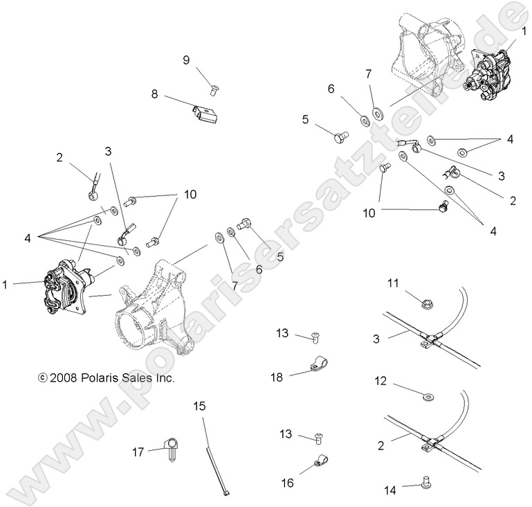 BRAKES, REAR BRAKE LINES