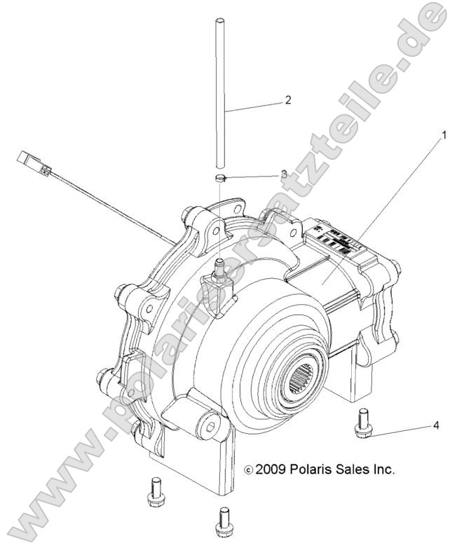 Drive Train, Front Gearcase Drive Train, Front Gearcase
