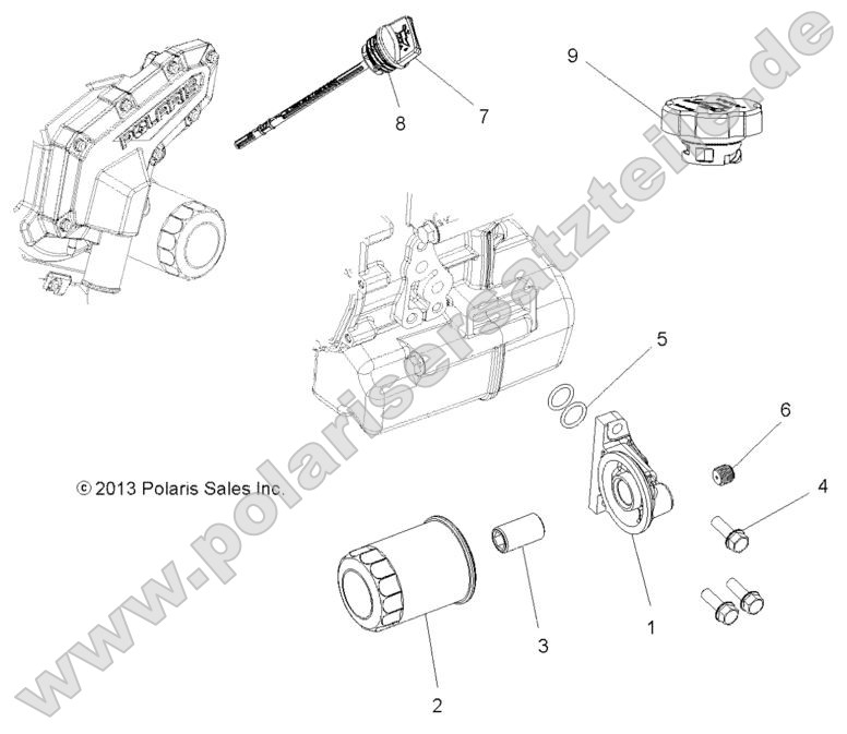 Engine, Oil Filter and Dipstick Engine, Oil Filter and Dipstick