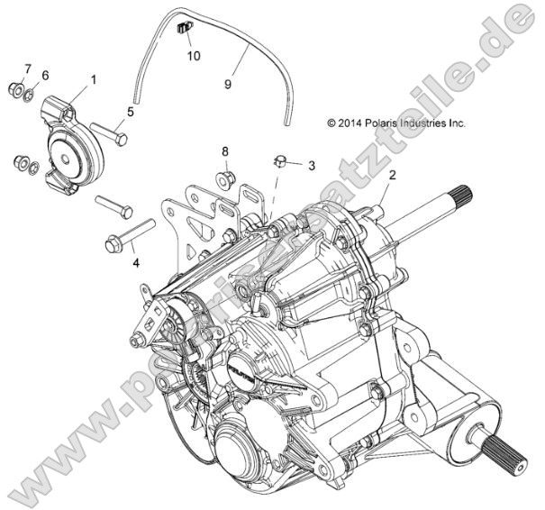 Drive Train, Main Gearcase Mounting Drive Train, Main Gearcase Mounting