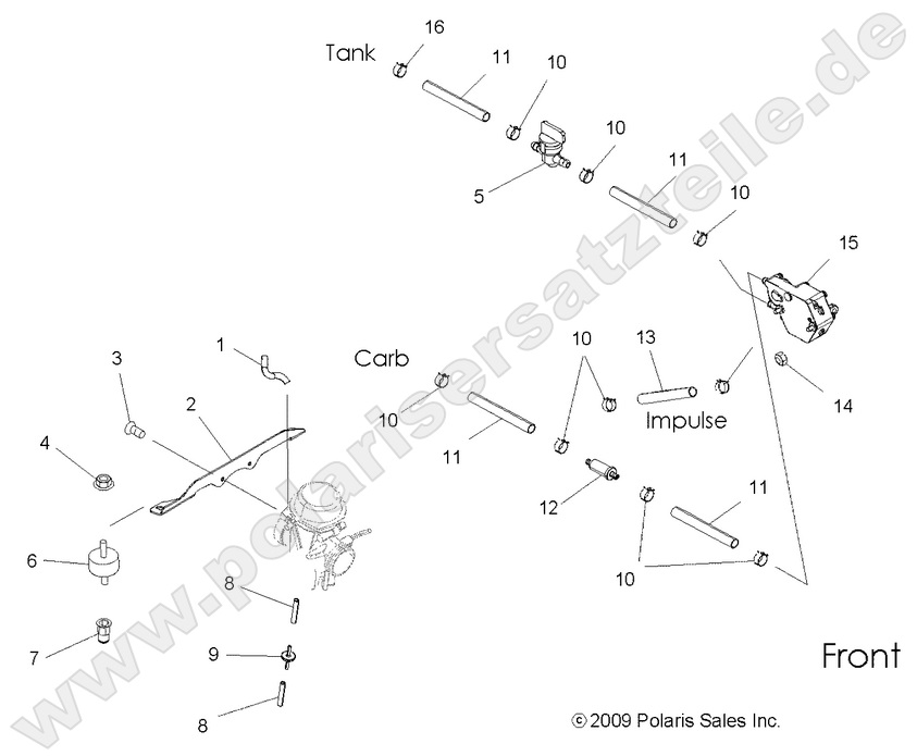 ENGINE, CARBURETOR MOUNTING and FUEL LINES ENGINE, CARBURETOR MOUNTING and FUEL LINES