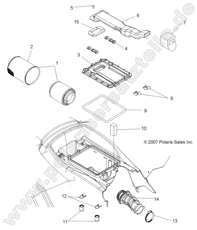 ENGINE, AIR INTAKE SYSTEM ENGINE, AIR INTAKE SYSTEM