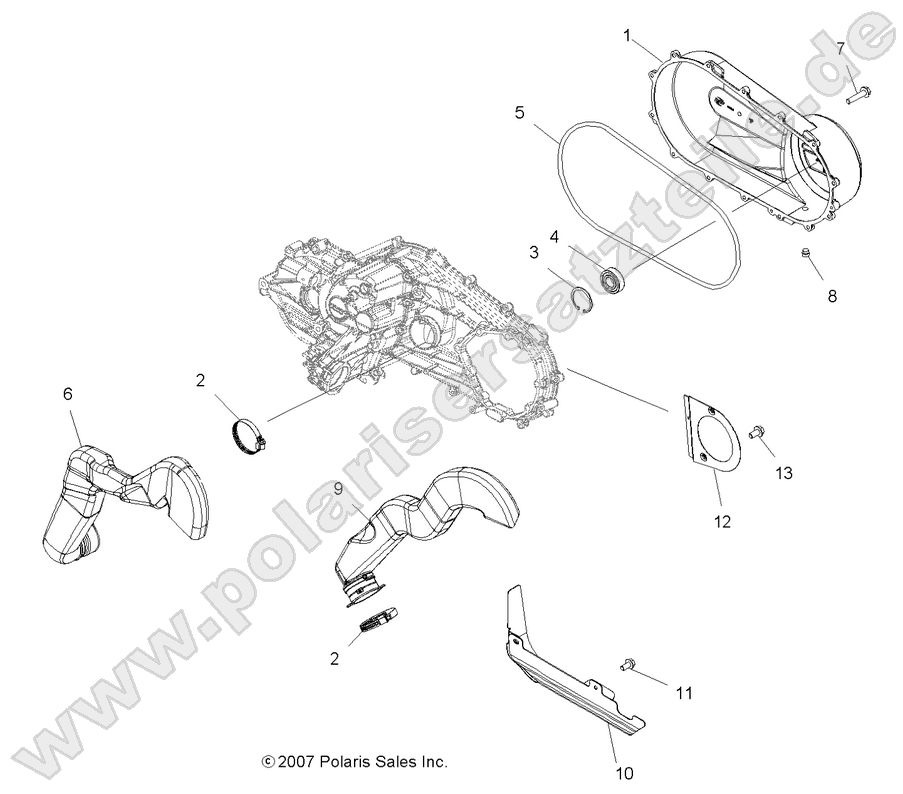 BODY, CLUTCH COVER BODY, CLUTCH COVER