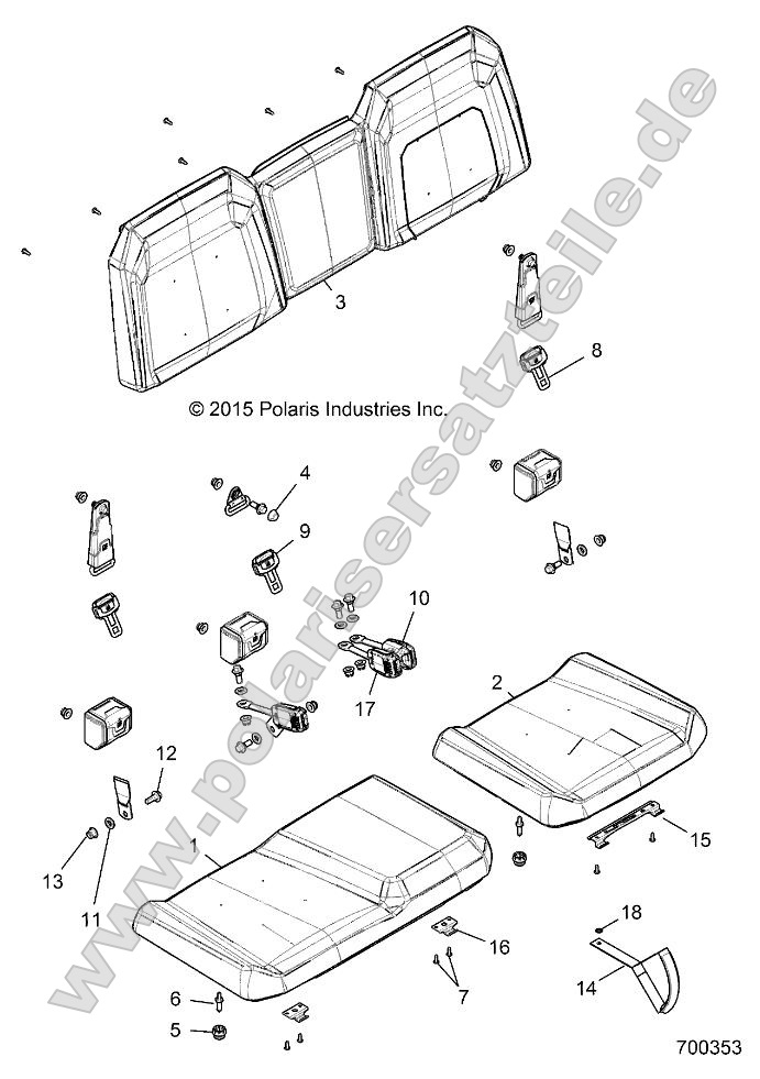 Body, Seat Body, Seat