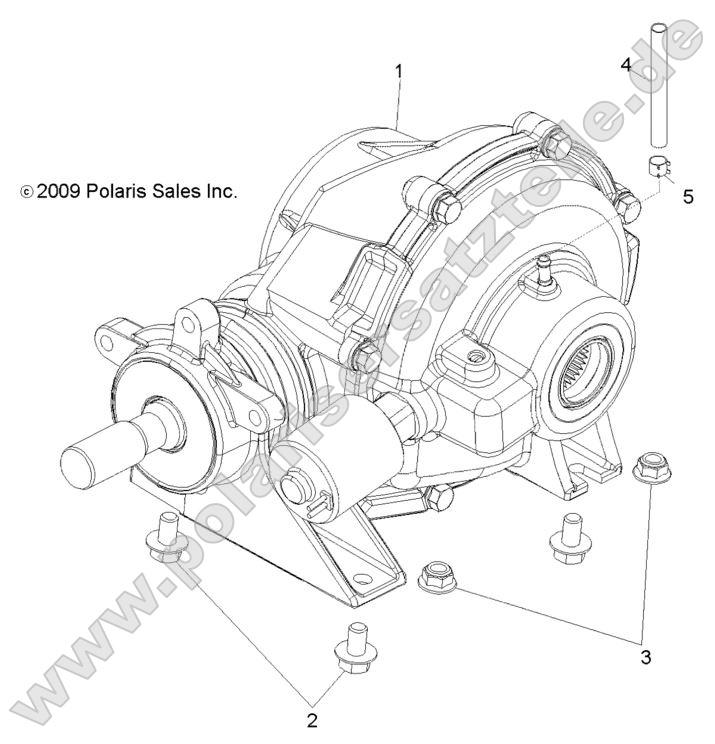 Drive Train, Rear Gearcase Mounting Drive Train, Rear Gearcase Mounting