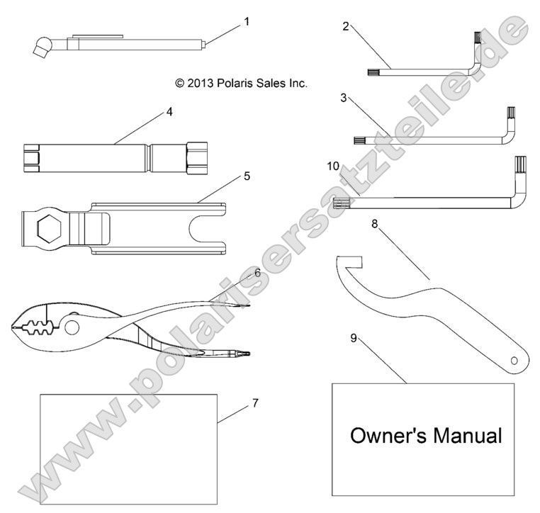 References, Tool Kit and Owners Manuals