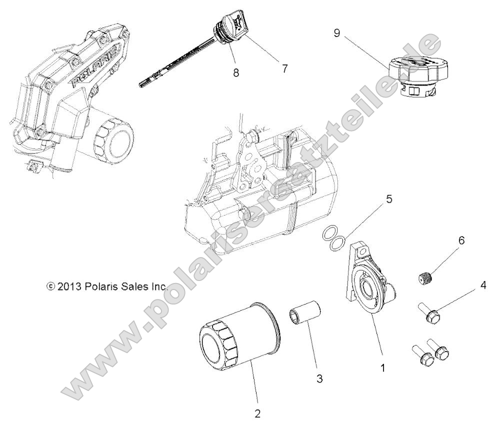 Engine, Oil Filter and Dipstick Engine, Oil Filter and Dipstick