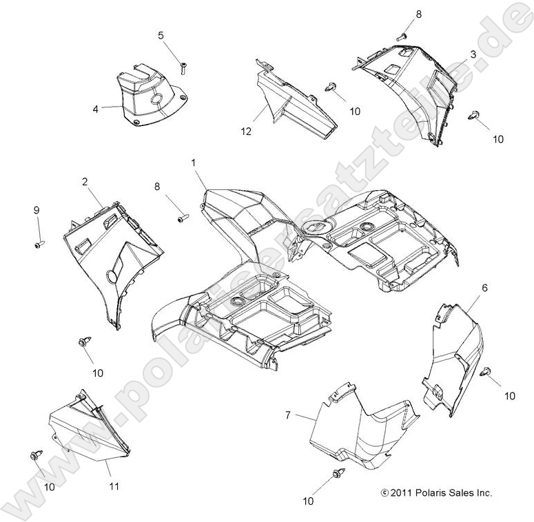 BODY, FRONT CAB BODY, FRONT CAB