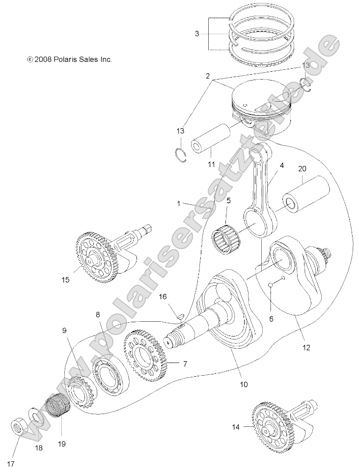 Engine, Crankshaft and Piston Engine, Crankshaft and Piston
