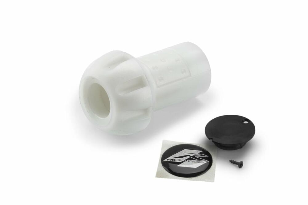 PUIG PUCK+CAP+KLEBENDE STURZPADS M10 08'C/WEISS - 3609B