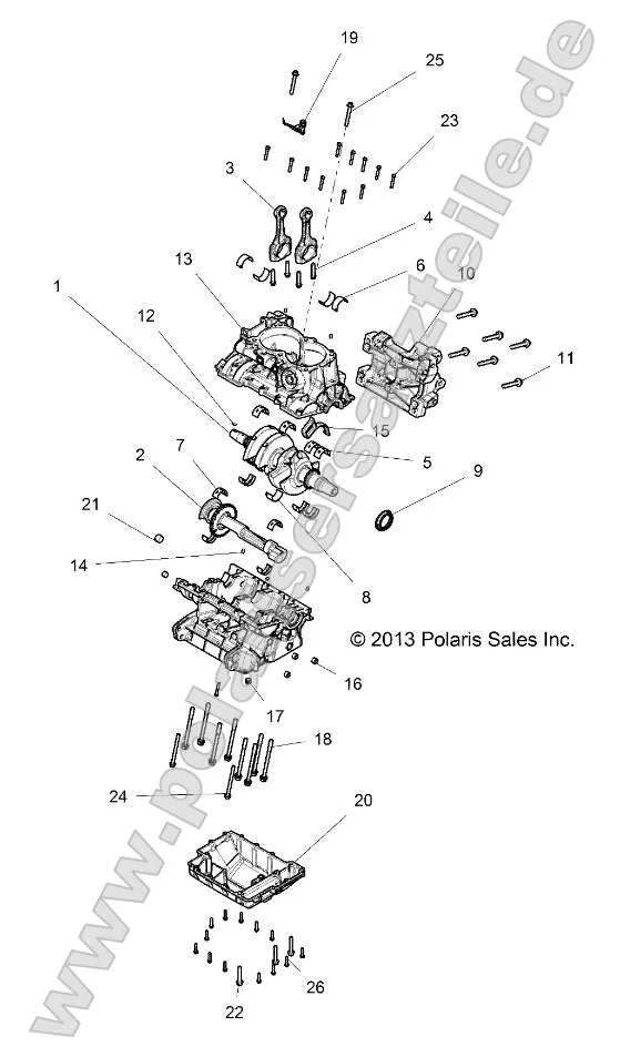 Engine, Crankcase and Crankshaft Engine, Crankcase and Crankshaft