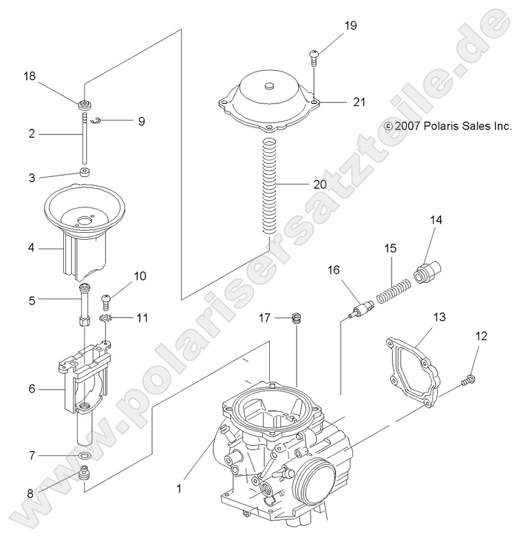 ENGINE, CARBURETOR UPPER ENGINE, CARBURETOR UPPER
