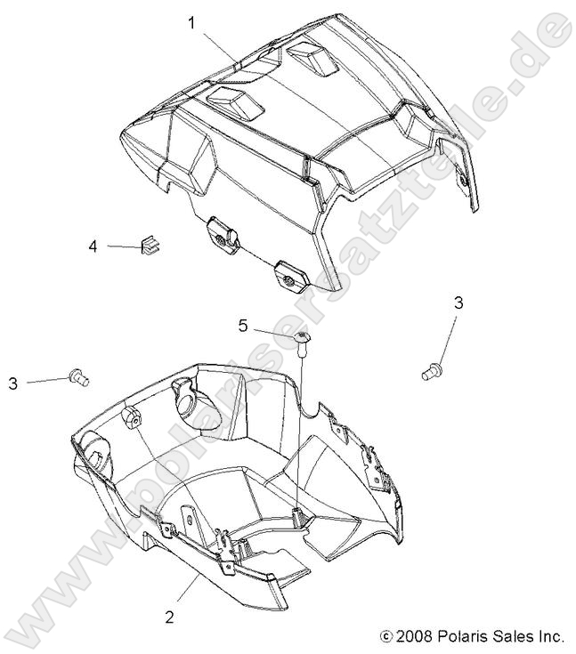 BODY, HEADLIGHT POD BODY, HEADLIGHT POD
