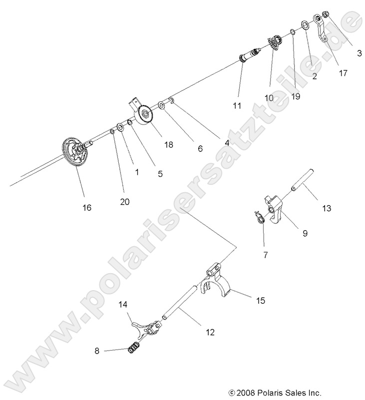 DRIVE TRAIN, MAIN GEARCASE SHIFT FORKS DRIVE TRAIN, MAIN GEARCASE SHIFT FORKS