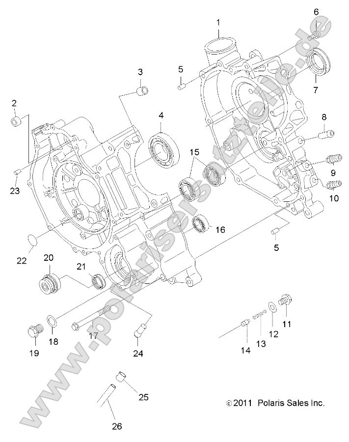 Engine, Crankcase Engine, Crankcase