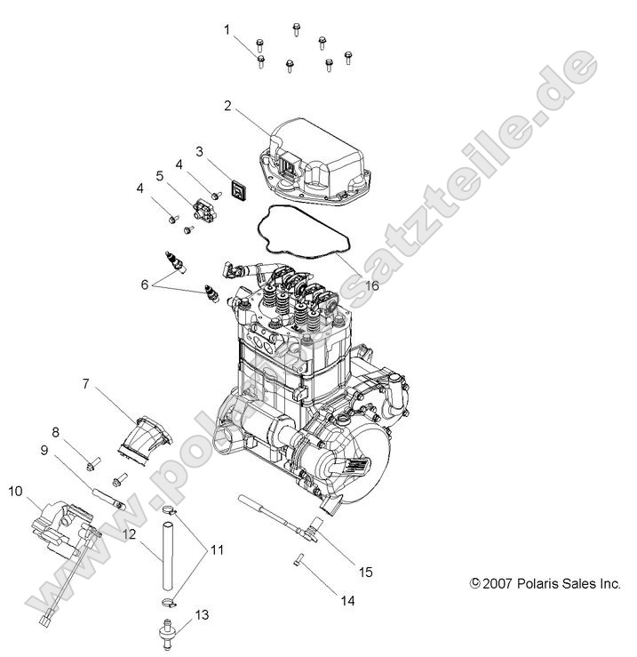 Engine, Throttle Body Mounting