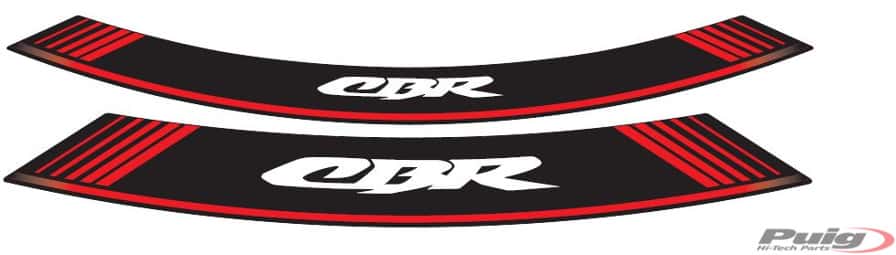 PUIG KIT 8 FELGENBÄNDER CBR F/ROT - 5524R