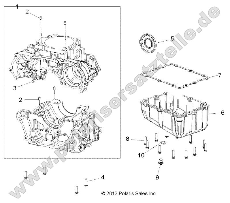 Engine, Crankcase and Oil Sump Engine, Crankcase and Oil Sump