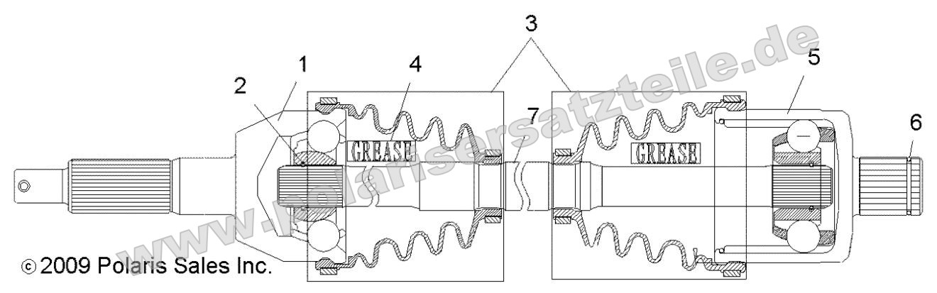 Drive Train, Rear Drive Shaft Drive Train, Rear Drive Shaft
