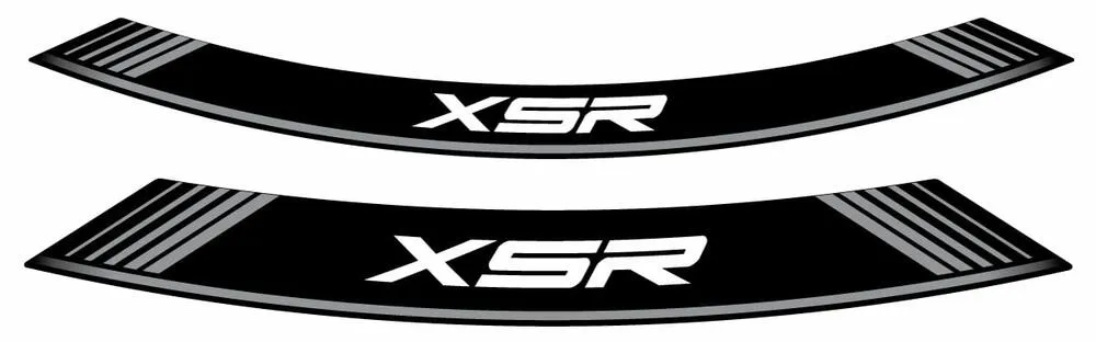 PUIG FELGENBÄNDER SET X8 XSR F/SILBER - 9985P