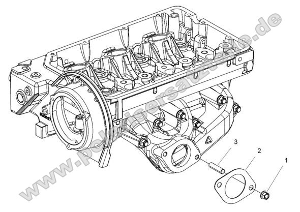 Engine, Exhaust Mounting Stud and Gasket Engine, Exhaust Mounting Stud and Gasket