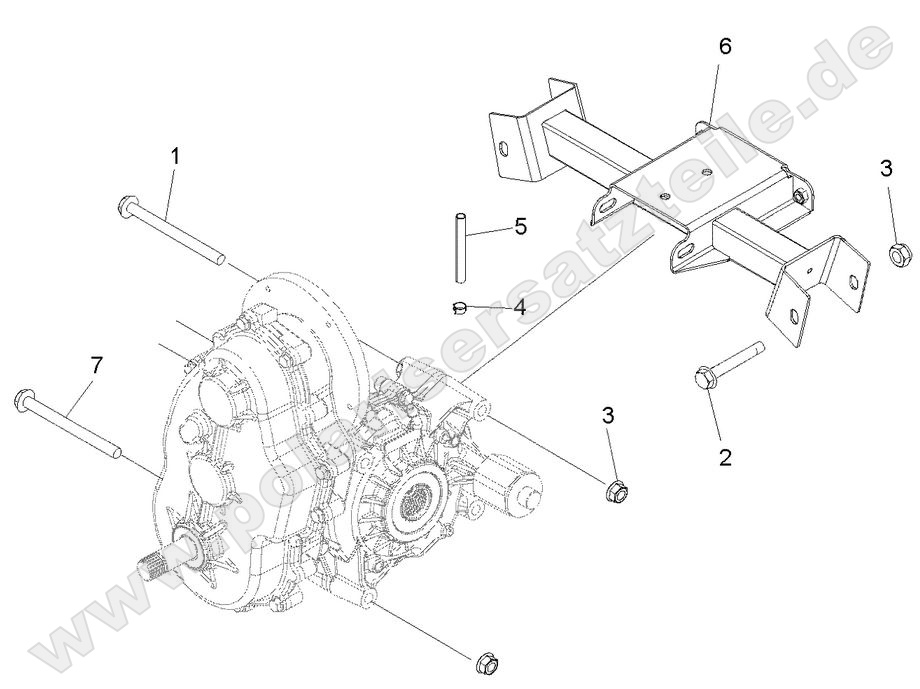DRIVE TRAIN, MAIN GEARCASE MOUNTING