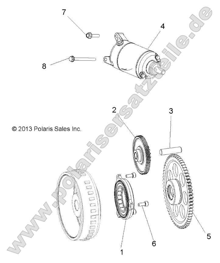 Engine, Starter Drive Engine, Starter Drive