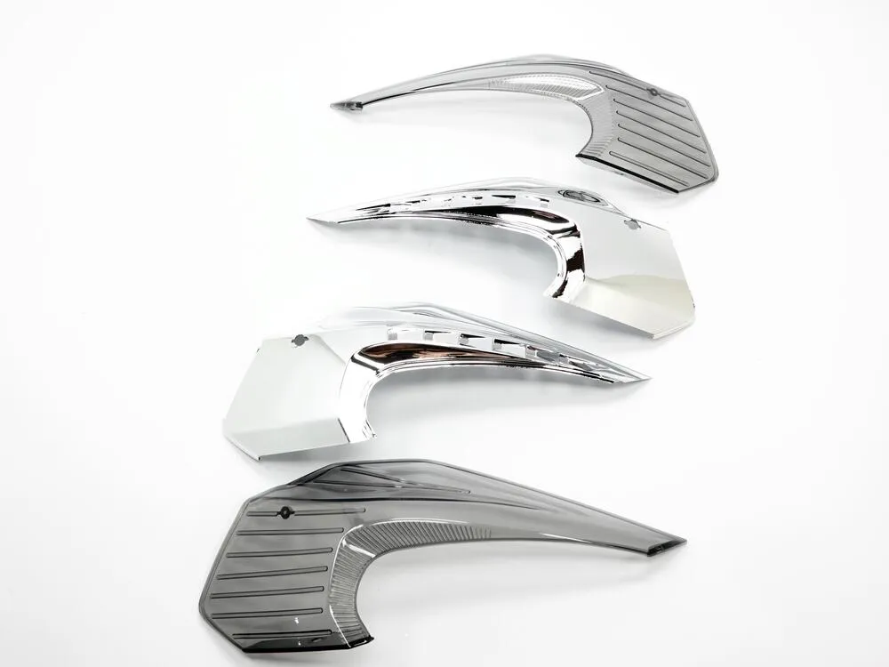 Givi Reflektor transparent für Kofferdeckel mit Bremslichthalterung - verchromt