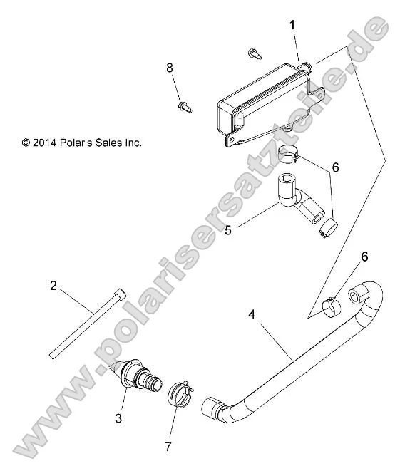 Engine, Breather Hose Engine, Breather Hose