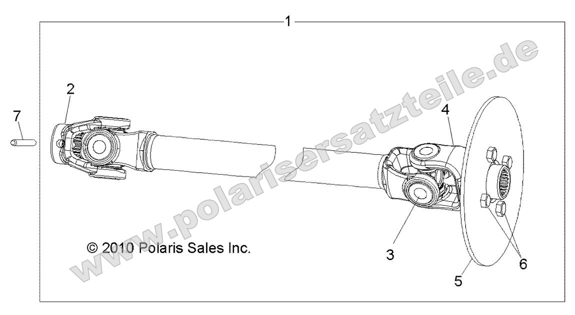Drive Train, Front Prop Shaft