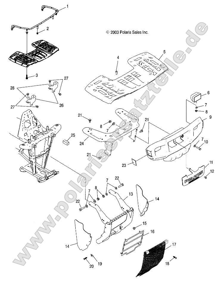 Front Rack and Bumper Mounting Front Rack and Bumper Mounting